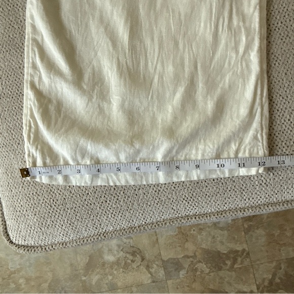 Loft Womens Ivory/Cream Sleeveless Belted Jumpsuit Size 10 NWT $89.99 - Picture 11 of 12